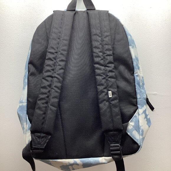 Van Off The Wall Blue Cloud Wash Backpack Preloved - Picture 5 of 9